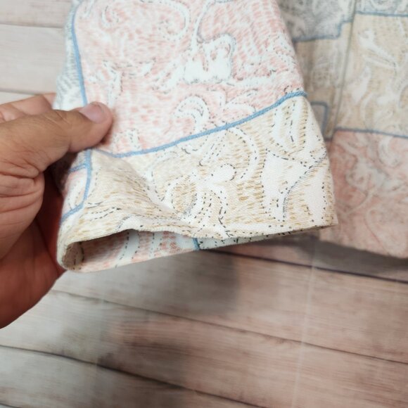 Coldwater Creek Quilted Pastel Patchwork Jacket Zipper Women's Size Small - Picture 4 of 16